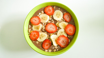 Healthy smoothie with fruit