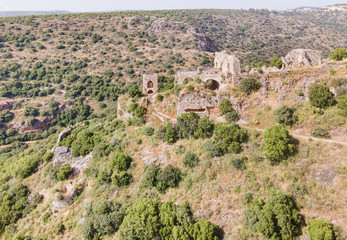 The ruins  of Montfort Castle are located on a high hill in the Upper Galilee in northern Israel, the former residence of the great masters of the Teutonic Order in the 13th century