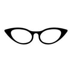 Fototapeta premium Sunglasses icon isolated on white background, glasses Vector illustration