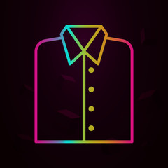 Workplace, shirt nolan icon Simple thin line, outline vector of Workplace icons for ui and ux, website or mobile application