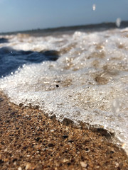 waves on the beach