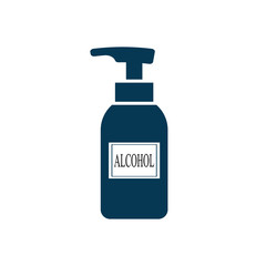 Alcohol spray icon isolated on white background. Vector illustration