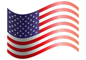 Bandera de los Estados Unidos de América.