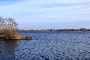 winter at Havel river in Werder (Brandenburg in Germany)
