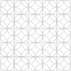 Fototapeta premium Vector seamless pattern. Modern stylish texture. Trendy hipster sacred geometry.