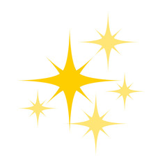 Twinkle festive or holiday star particles, glitter sparkles and magic sparkle, or shine glitter starburst for greeting card, banner or poster, stock vector illustration