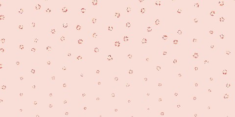 Light red vector backdrop with dots.