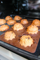 Cupcakes prepared by a child on isolation. We are at home in quarantine. What to play with the child on isolation coronavirus