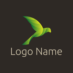 Fototapeta premium Golden Ratio Bird Logo