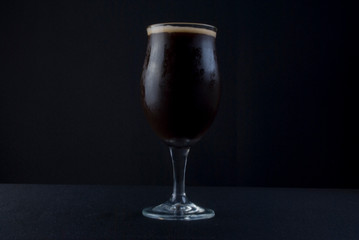 This bowl is made of crystal. The beer is a Dry Stout with grape must Tannat, Cabernet Franc, and...