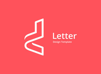Letter D logo icon design template elements - obrazy, fototapety, plakaty