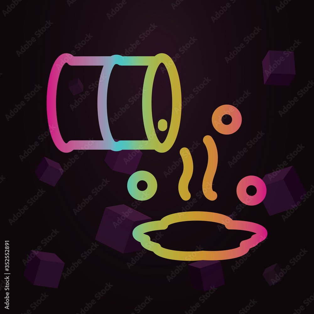 Poster dagger, oil, pollution, spill line vector nolan icon simple thin line, outline vector of pollution i