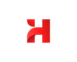 Letter H logo icon design template elements