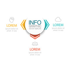 Vector iInfographic template for business, presentations, web design, 3 options.