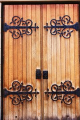 wooden door