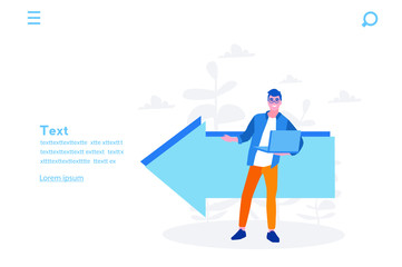 Arrow Next Left Vector illustration for web banner, infographics, mobile. 