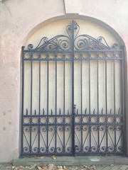 wrought iron gate