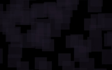 Black abstract background. Backdrop with grey squares. 3D illustration