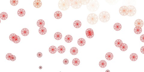 Light Red vector pattern with spheres.