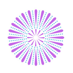 Obraz premium Festive fireworks. Celebration party firework, festival firecracker and, holiday feast celebrated colorful sky fire explosion stars, birthday or Xmas celebrating isolated vector background