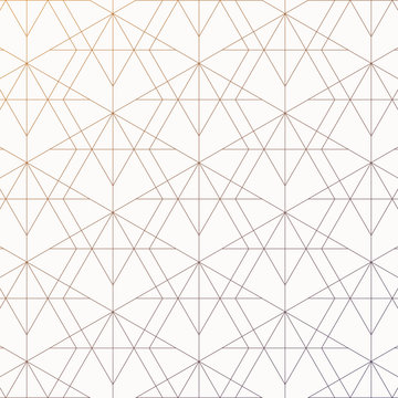 Vector art deco geometric texture. Elegant seamless pattern with diamonds, rhombuses, thin lines. Trendy linear background. Luxury repeat design