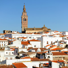 Iglesia de San Bartolomé y paisaje urbano de Jerez de los Caballeros, provincia de Badajoz,...