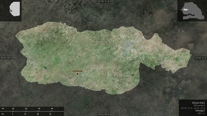 Diourbel, Senegal - composition. Satellite © Yarr65