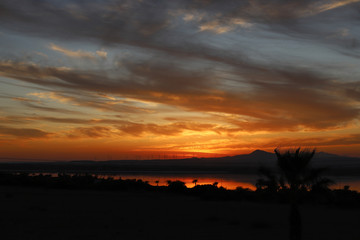 Sunset at the beach