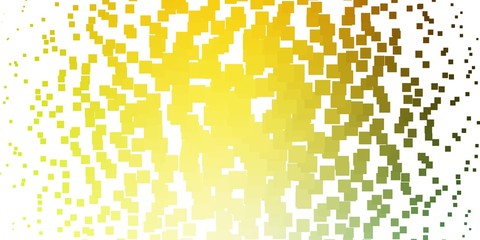 Light Green, Yellow vector backdrop with rectangles. Illustration with a set of gradient rectangles. Pattern for websites, landing pages.