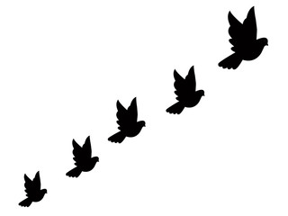 bird icon on white background.