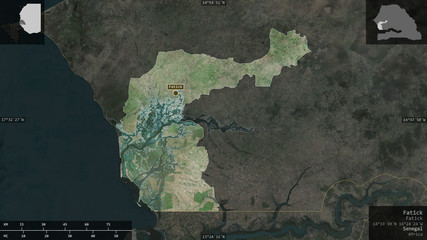 Fatick, Senegal - composition. Satellite © Yarr65