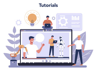 Robotics online service or platform. Robot engineering