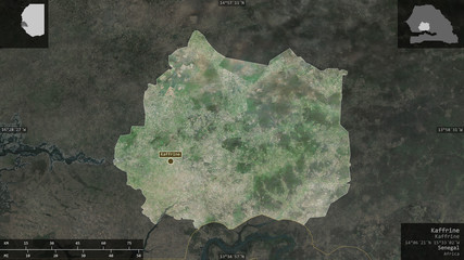 Kaffrine, Senegal - composition. Satellite © Yarr65