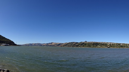 Naklejka premium The view of Dunedin in New Zealand