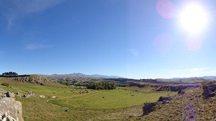 The view of  New Zealand