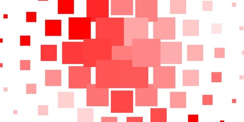 Light Red vector texture in rectangular style. Abstract gradient illustration with rectangles. Pattern for commercials, ads.