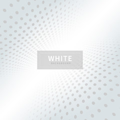 Obraz premium Abstract white dot pattern perspective background you can use for ad, poster, template, business presentation.