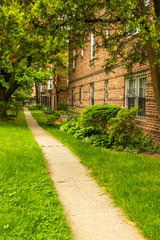 A footpath to the building
