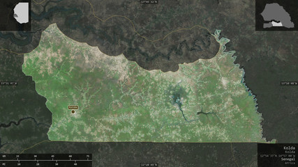 Kolda, Senegal - composition. Satellite © Yarr65