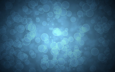 abstract blue background with bokeh
