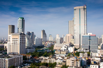Fototapeta na wymiar Skyline of Bangkok, Bangkok, Thailand, Asia