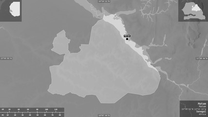 Matam, Senegal - composition. Grayscale © Yarr65