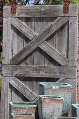 old wooden door