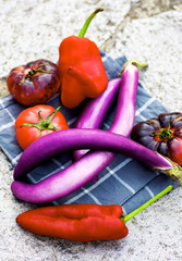 Ripe Colorful Vegetables