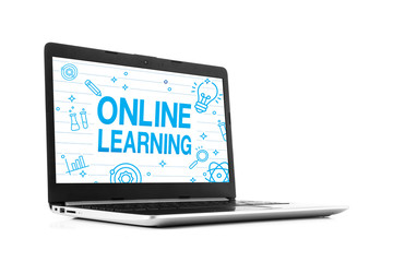 Distance learning online webpage interface
