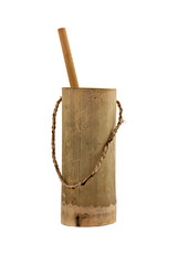 Glass and tube is made from Bamboo.can be used to drink water.save world save life