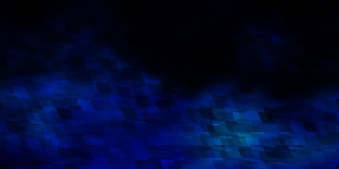 Obraz premium Dark BLUE vector backdrop with rectangles.