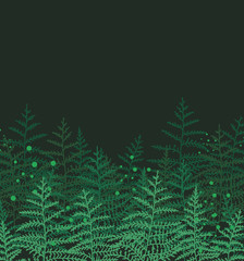 Natural background with bracken