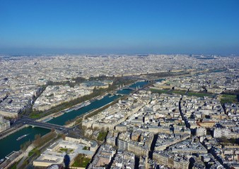 Naklejka premium paris from eiffel tower