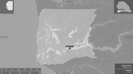 Ziguinchor, Senegal - composition. Grayscale © Yarr65